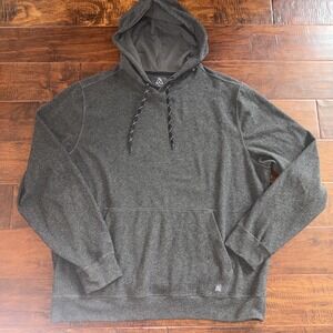 Alpine Design Mid Weight Soft Hoodie Sweatshirt Charcoal Gray Men's XL